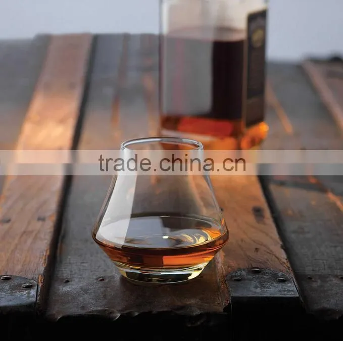 Sodalime glass leadfree crystal small mouth high quality beach whisky shot glass