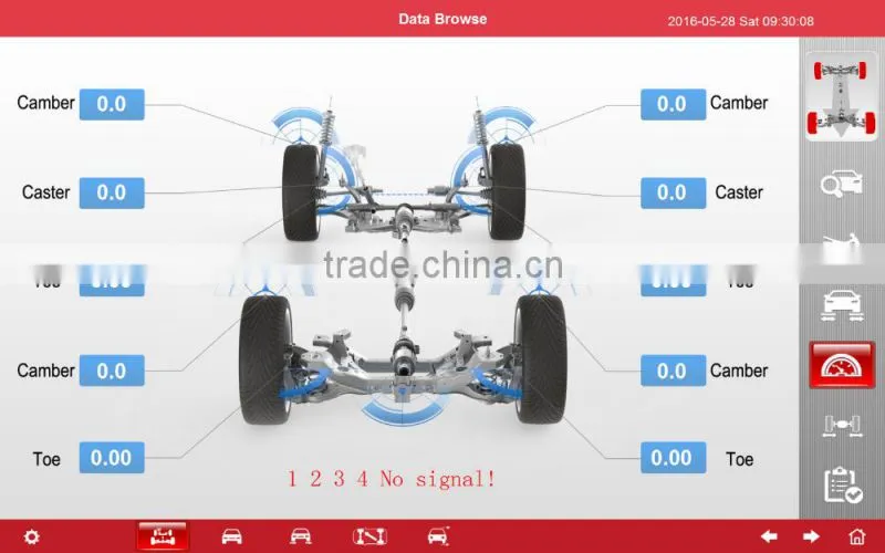 space-saving 3D wheel alignment with competitive price for car maintenace point