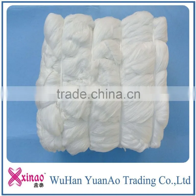 Virgin and raw wihte hank yarn a lot of demand in pakistan/2015 new and competitive price polyester hank yarn made in china