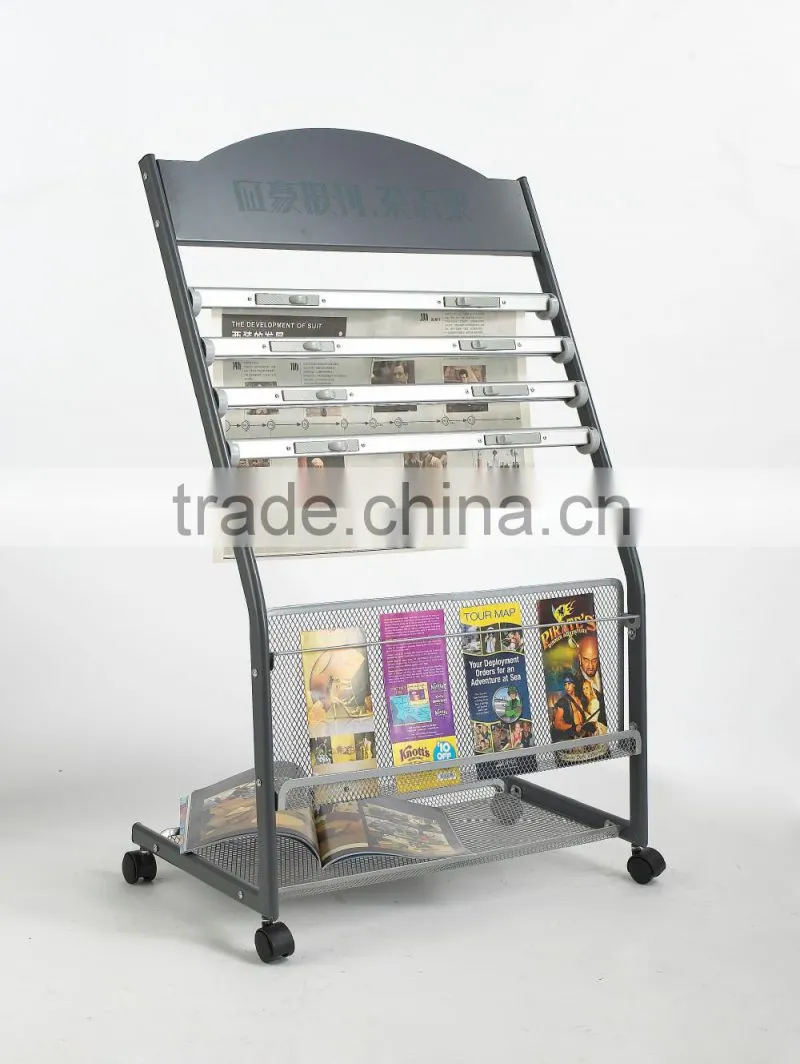 2015 popular newspaper display cabinet