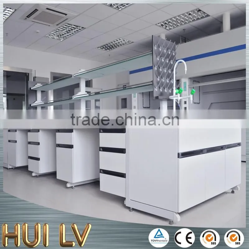 Excellent chemical resistance laboratory wall bench