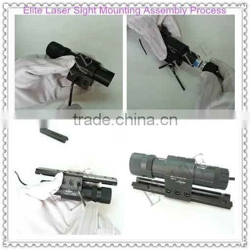 FDA Certify RS-0100 4mw Non-waterproof Red Laser Sight with Rail Mount and ON/OFF Switch or Pressure Pad for Rifles & Pistols