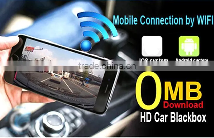 Newest iphone&android wifi connection supported Hidden manual car camera hd dvr 1080p for all cars