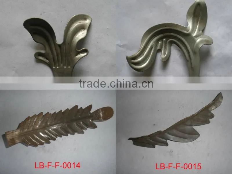 Top-seling hand forged wrought iron gate parts LB06-F-F-0014