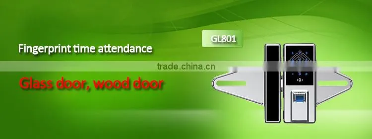 China Knot Frameless Glass Door Electric Sliding Door Key Lock (HF-GL801)