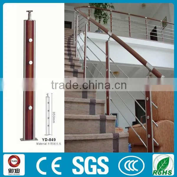 stainless steel wood baluster designs