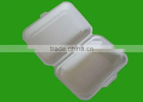 FDA biodegradable eco-friendly disposable natural fiber food container