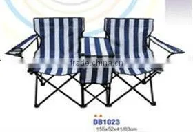 Folding Double Camping Chair -- 2 Person Flodable, Hand Carry
