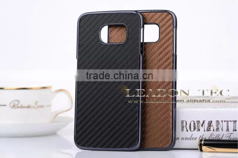 carbon fiber Alibaba wholesale PC phone case for Samsung Galaxy S6