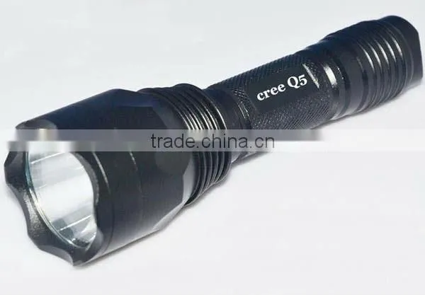 cree aluminum rechargeable q5 led flashlight