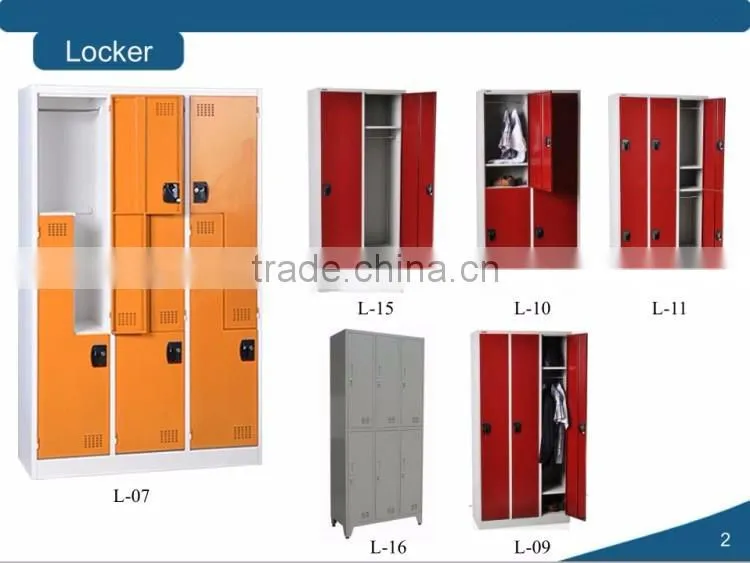 Factory direct sale double door steel locker