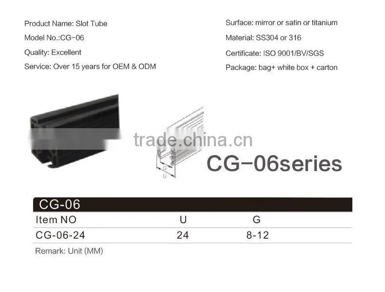 Low Price Professional Design Stainless Steel Square Tube Slotted