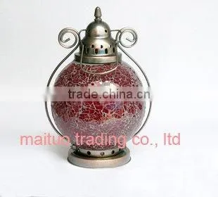 Glass mosaic lantern