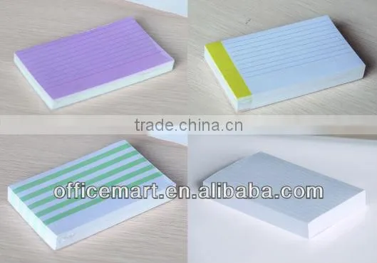 index card paper block block note