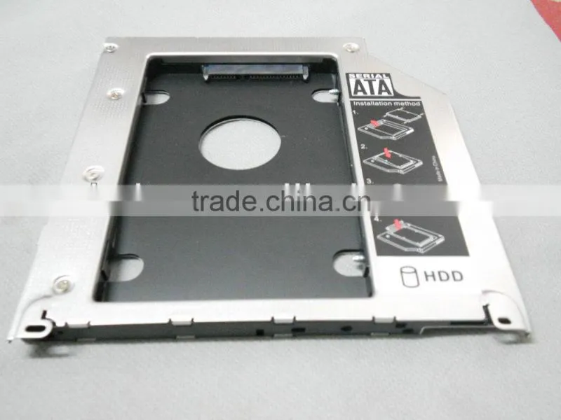 notebook 9.5mm SATA to SATA HDD caddy for mac with Cooling hole
