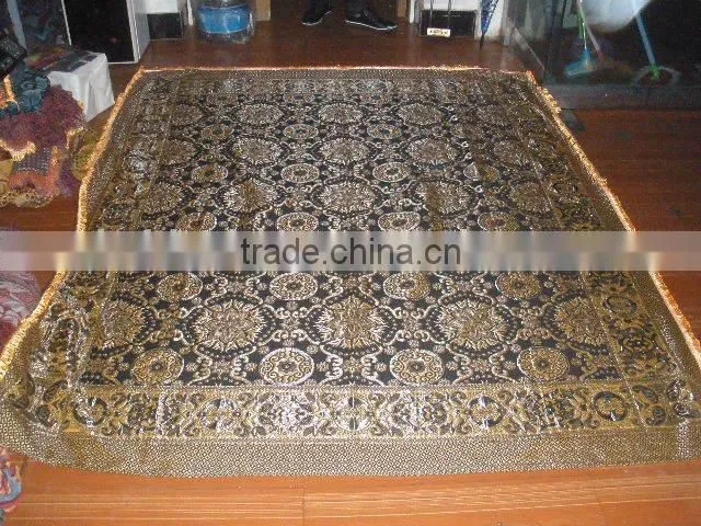 gold thread blanket