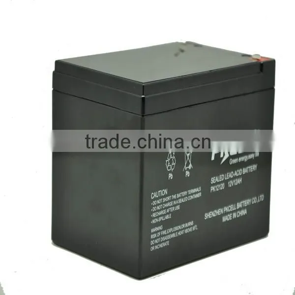 12V 12Ah Free Maintenance Sealed Lead Acid Battery For Wheelchair