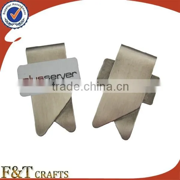 Fashion pringting round logo scrapbooking key shaped paper clips for stainless steel