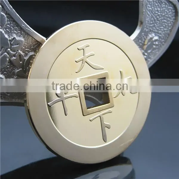 Old Chinese Feng Shui Coin / Customized Brass Souvenir Gold Coin