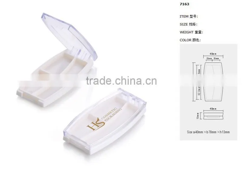 makeup 2 color eyeshadow container