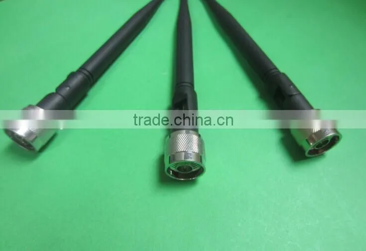 (Manufactory ) 2400~2500Mhz/4900~5825MHz 5dBi rubber 5GHz wifi antenna with N male connector