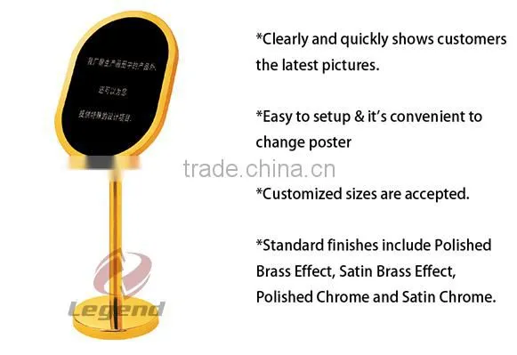 2015 hotel and restaurant equipment price sign board