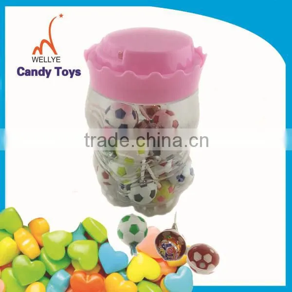 mini plastic promotion toy bear candy toy