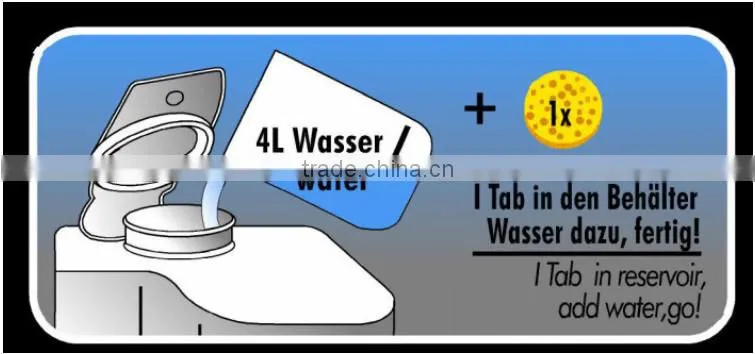 Waterless car wash cleaner,car care products,Windscreen washer tablet