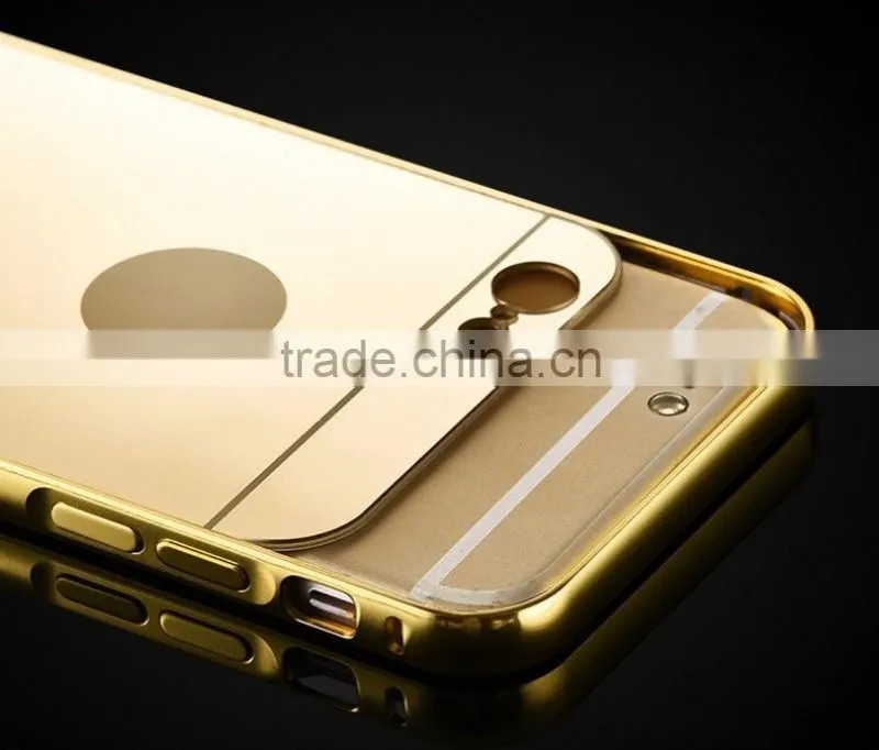 Luxury Mirror surface metal bumper case for iphone6, for iphone6 case hot !!!