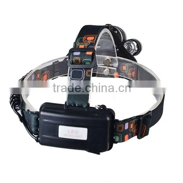 Camping Lantern Flashlight Type 4 Mode 1800 lumens Zoomable Headlamp