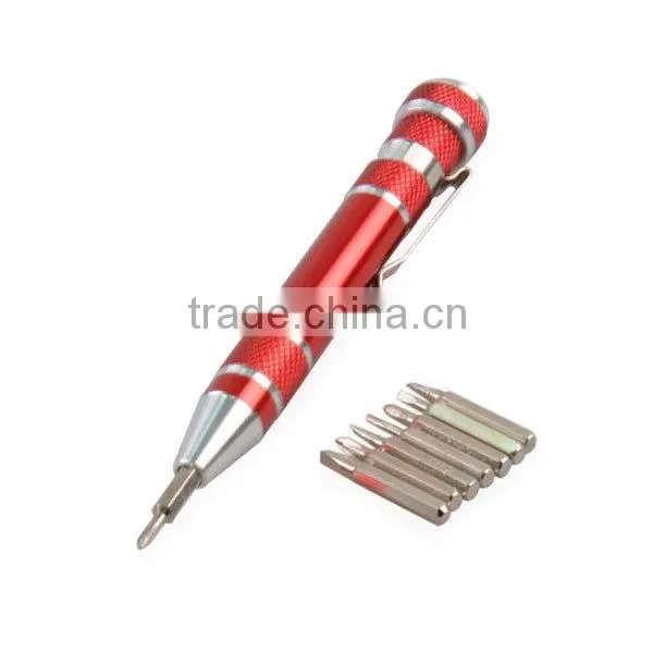 Sell hot 9 Head screwdriver set pen shape
