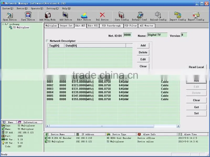 ts multiplexer /dvb multiplexer