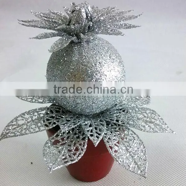 wholesale gitter artificial mini bonsai for decoration