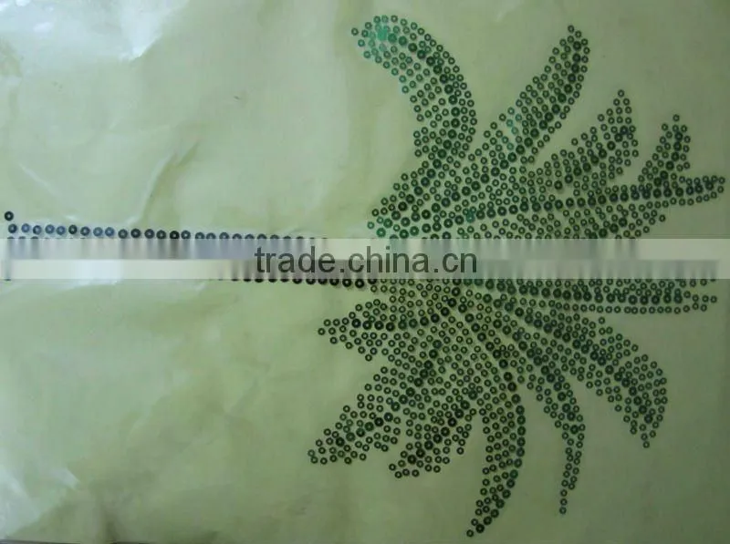 sequin hot fix transfer motifs for garment christmas gift