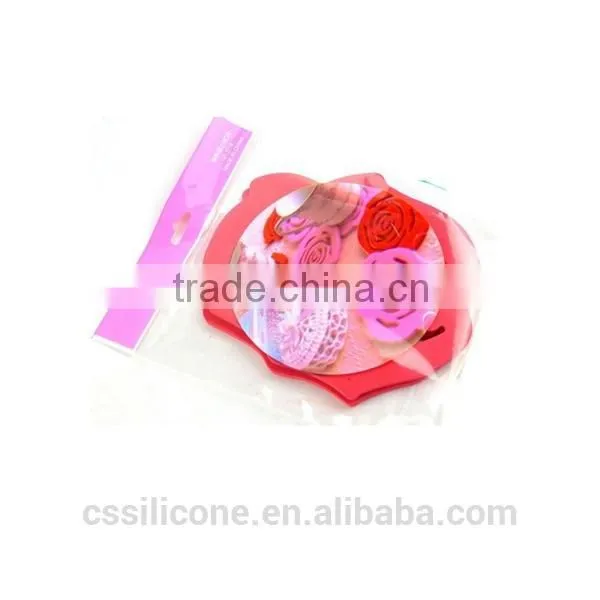 Eco-friendly high quality silicone cup mat HOT sale 100% food grade silicone
