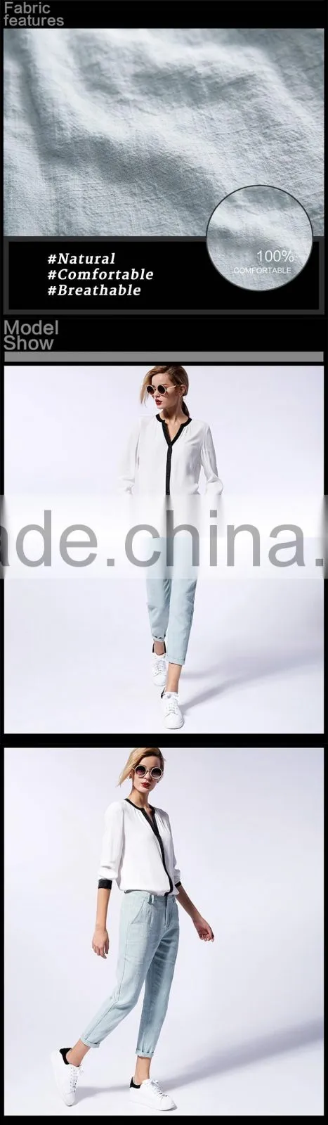 Custom women linen pants