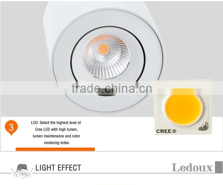 Surface mounted led ceiling light 9watt replaced light source