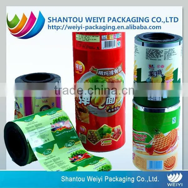 Manufacturer wholesale food grade plastic film roll for snack packaging/packaging film