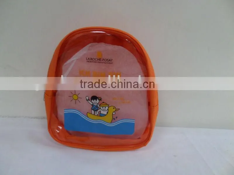orange baby backbag