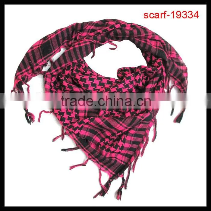 fashion office lady triangle&square plaid printed scarf wholesale