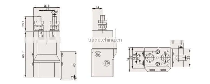 Newest High Quality 50A/100A/200A/300A/500A 12V DC Contactor 24V/48V