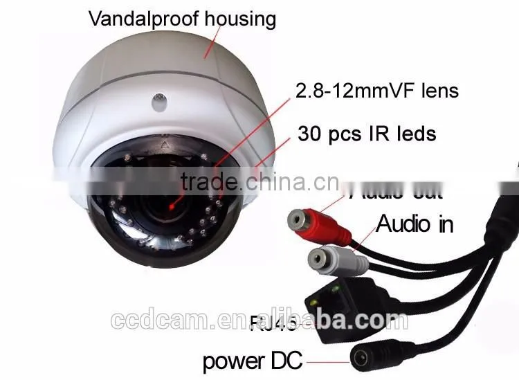 4MP H.265 IP Camera Outdoor night vision infrared 1080P full hd camera