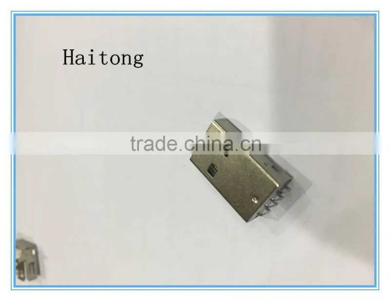 Hot seling electrical USB 2.0 a type connector 90 degree us socket
