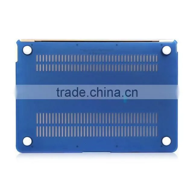 Wholesale Colored Plastic Hard Shell Case For 2015 MacBook 12 inch A1534 Dark Blue