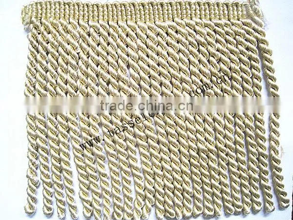 6 INCH LONG TASSEL BULLION FRINGE