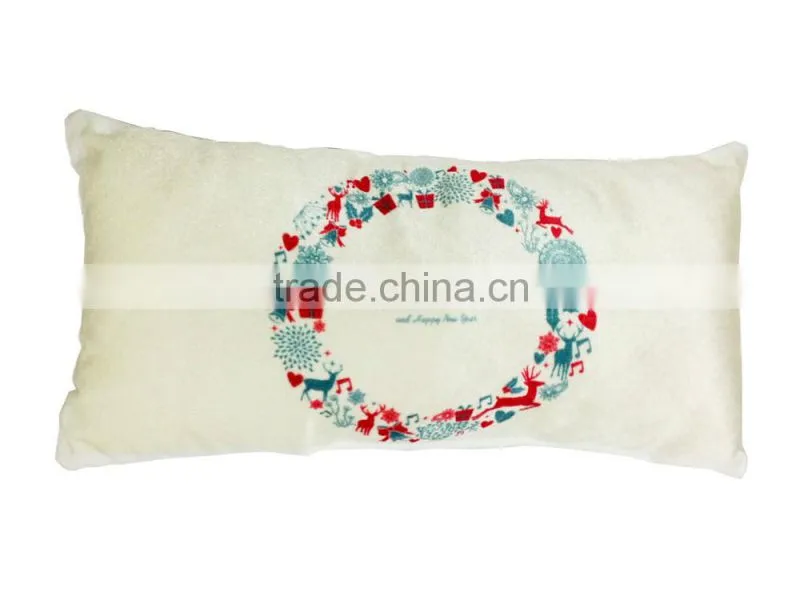Merry Christmas wihte sofa pillow for adults and chair back support