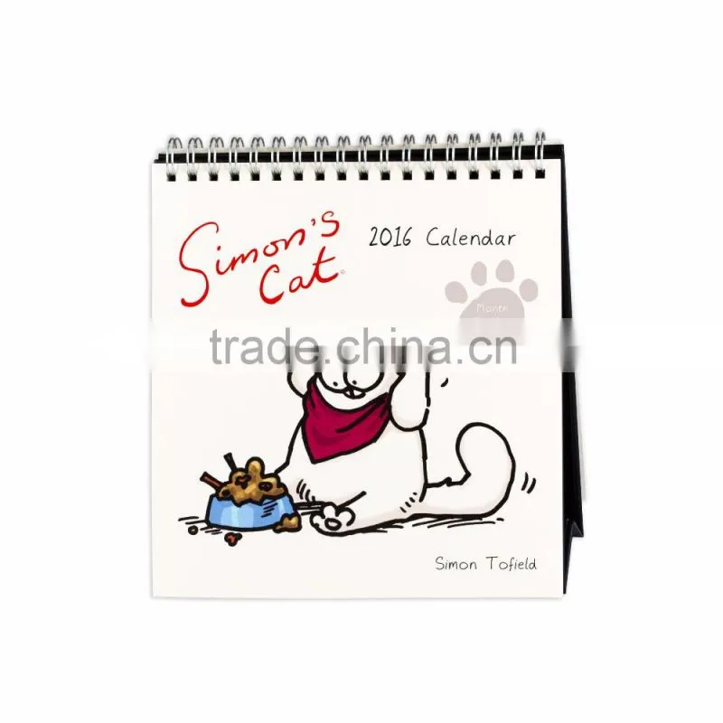 High quality Promotional Office Table solar calender printing