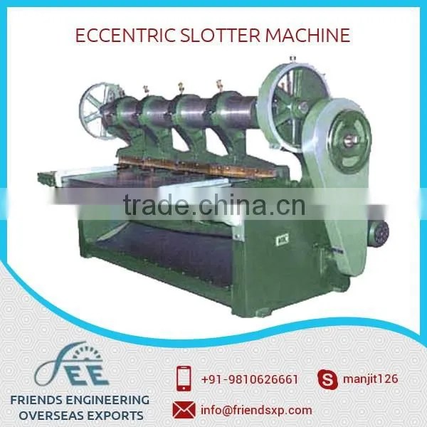 Eccentric Slotter Machines With Reliable Performance And Easy Installation