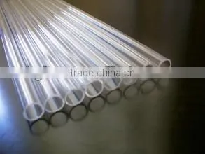 ultra transparent high borosilicate glass tube or rod
