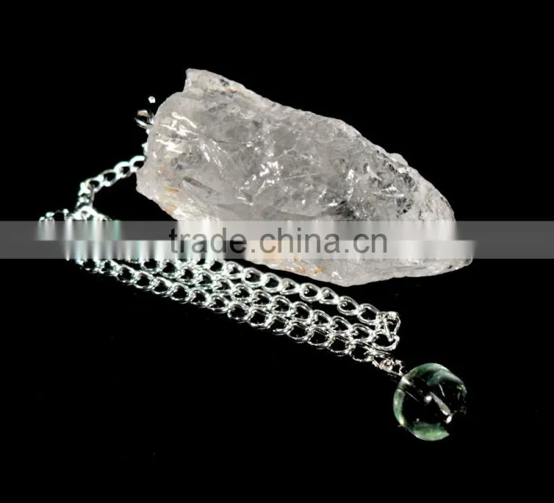 Rose Quartz Merkaba Star Metal Cap Pendulum : Wholesale Merkaba Pendulum